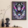 Full Round Diamond Painting Evil Witch Art Rhinestone Picture Mosaic DIY 5D Cross Stitch Embroidery Home Decoration