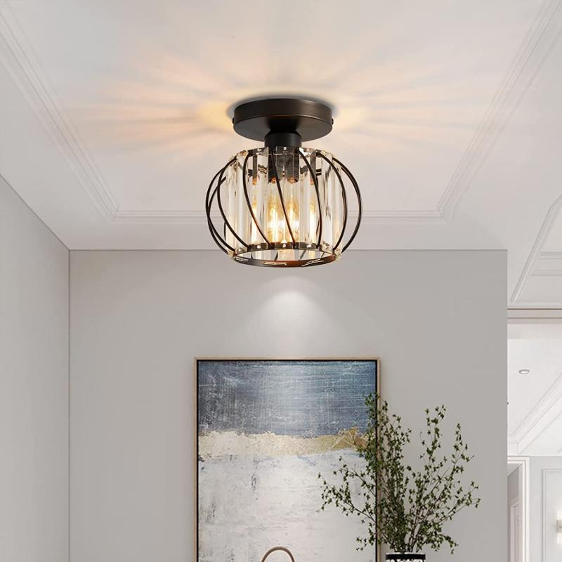 

современная минималистичная хрустальная люстра