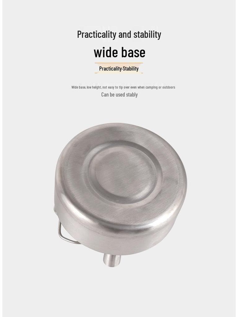 CLS 1L Ultra-Light Outdoor Camping Kettle - 304 Stainless Steel Mini Teapot/Coffee Pot