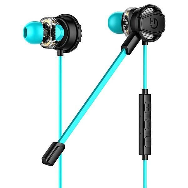 Casque Gaming - Hiditec - GHE010002 - Noir Bleu - Filaire - Micro intégré - 1,5 m
