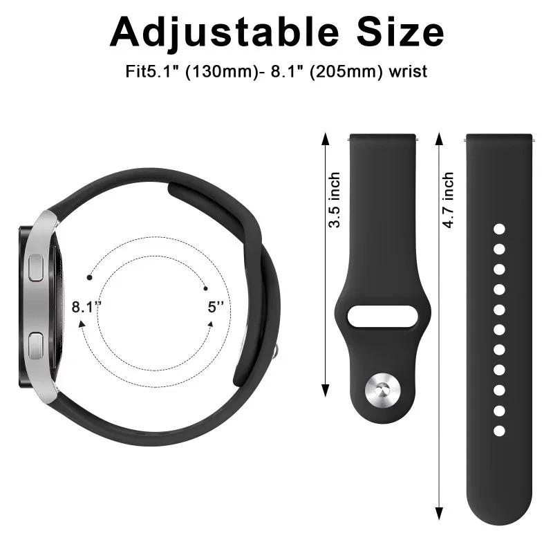 Cinturino in Silicone da 18mm 20mm 22mm Per Garmin Forerunner 55 165 645 965 255/265 245 Music Sportivo Braccialetto Garmin Forerunner 265S Cinturino
