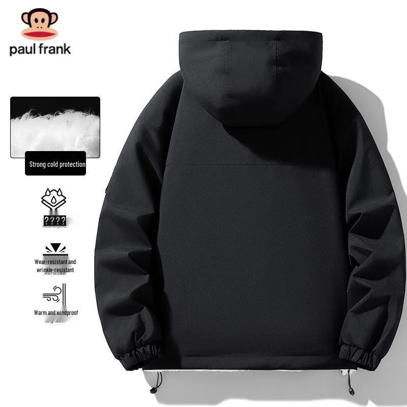 Paul Frank Outdoor Windproof Fleece-Lined Hooded Jacket