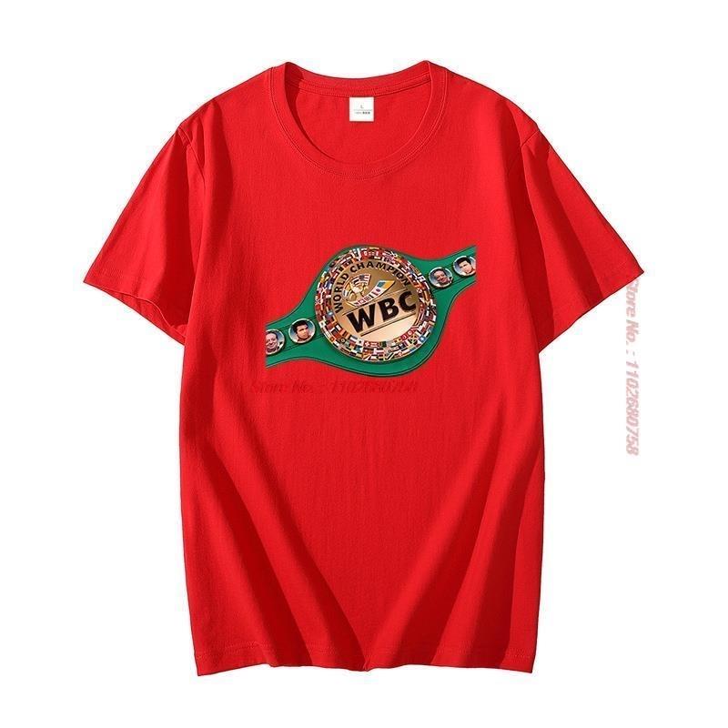 Bokskampioenen Van De Wereld Wbc Canelo Alvarez Kampioenen Grafische T-shirts Zomer Oversized Katoenen T-shirt Unisex Kleding