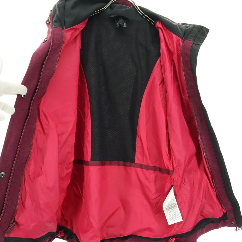 Millet One Point Logo Long Sleeve 3way Mountain Parka XS Red Women Used