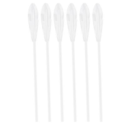 6Pcs Acrylic Large Sinking Floats Fishing Accessory Ecofriendly Transparent White(10g )