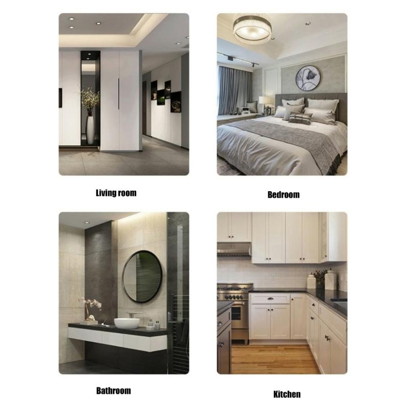 6Pcs Slide Bolt Latches Thickened Stainless Steel Slide Lock Toilet Door Lock for Fence/Wood/Barn Door Easy To Install