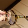 Oval Small Frame Plain Glasses Personalized Anti-blue Light Glasses Eye Protection Korean women Optical Spectacle Eyeglass