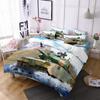 Tank King Queen Duvet Cover Camouflage Military Tank Bedding Set for Teens Adults Weapons of War 2/3pcs Polyester Quilt Cover