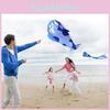Giant 3d Kite Frameless Soft Parafoil Whale Family Outdoor Sports Toy For Children