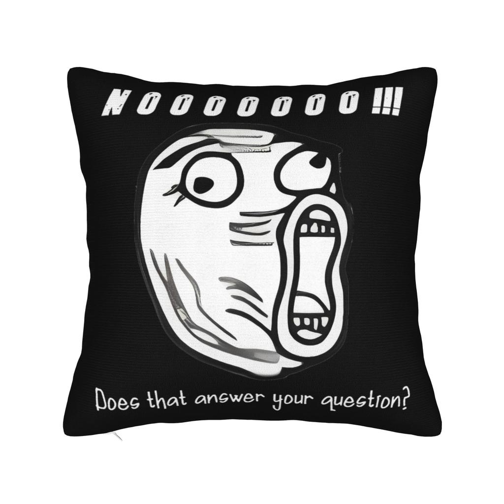 Orange Frutiger Aero Person Pillowcase Polyester Cushion Cover Decorative Pillow Case Cover Home Square cm