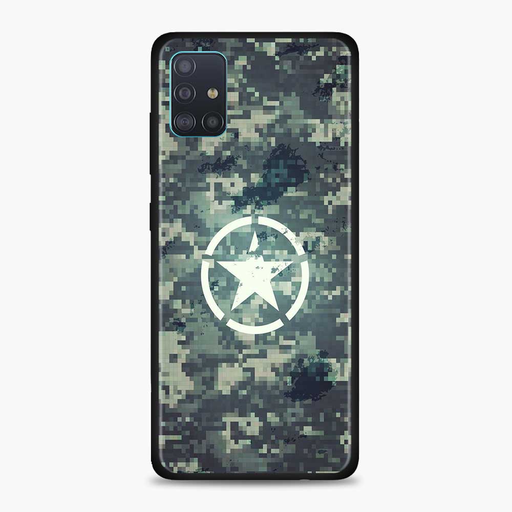 

Камуфляжный армейский чехол для телефона в стиле милитари для Samsung Galaxy A50 A70 A10 A20 A30 A20e A10s A20s A12 A21s A52 A51 A31 A03s, мягкий Samsung A03s