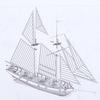 Handmade Wooden Sailboat Ship Kits 1:100 Scale Diy Model Toy Home Decoration Boat Gift Toy Wooden Ships Model Assembly Toy
