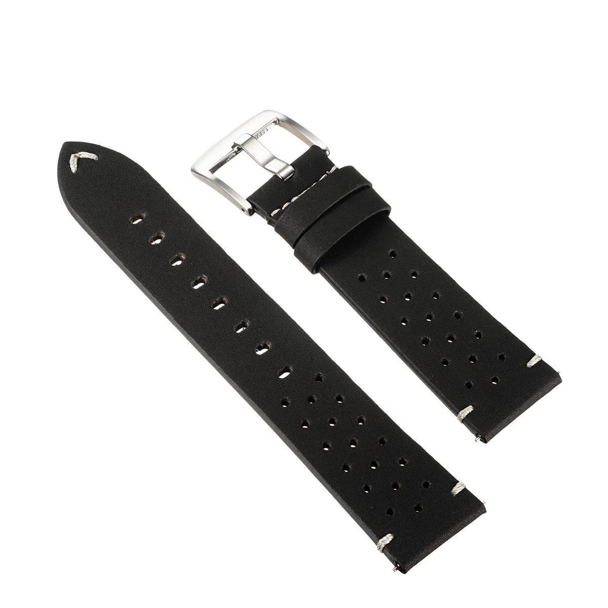 

NEW 20/22mm Breathable Leather Strap for Samsung Galaxy Watch 7/6/5/4 40/44mm Gear Band Vintage Bracelet for Redmi Watch5 Correa 20mm