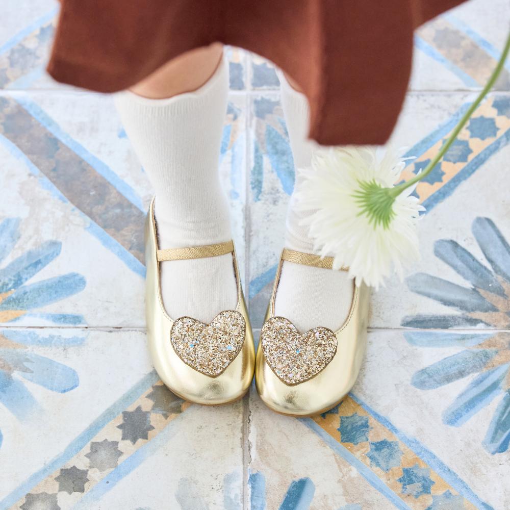 [Babyzzam] Girls' Soda Flat Gold [Y979-10013]
