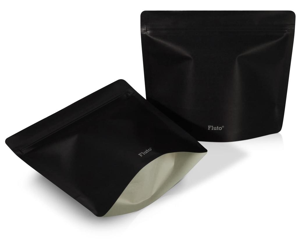 Fluto Strong Deodorizing Bag with Zipper Sanitary Box Disposable Deodorizing Bag Garbage Bag M Size Black 30 Pieces X 2