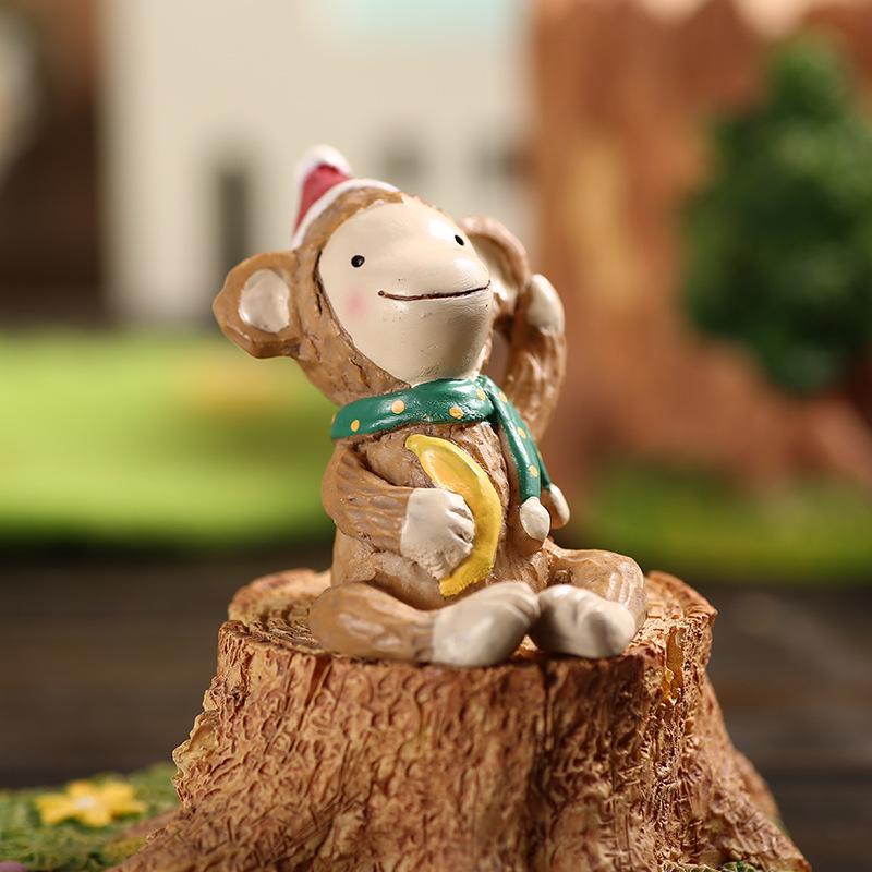 Handmade Santa Claus Resin Ornaments for Home or Car Decor