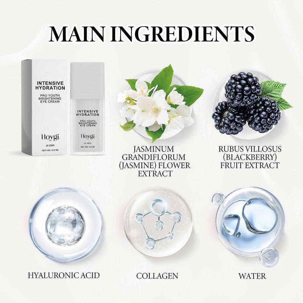 Limited time!!Hoygi Collagen Anti-Wrinkle Eye Cream - Reduces Dark Circles And Eye Bags, Firms, Hydrates, Brightens, And Anti-Aging