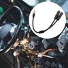 1 Male To 2 Female Car AM FM Radio Antenna Splitter Adapter Extension Cable 19in Y Adapter Connector for Car Truck SUV