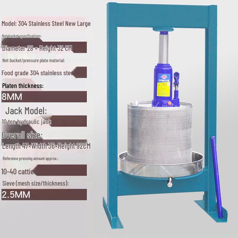 Manual Hydraulic Oil Press Machine for Home & Commercial Use