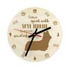 Silky Terrier – Clock with a Dog, Wooden Clock – Design 01 |