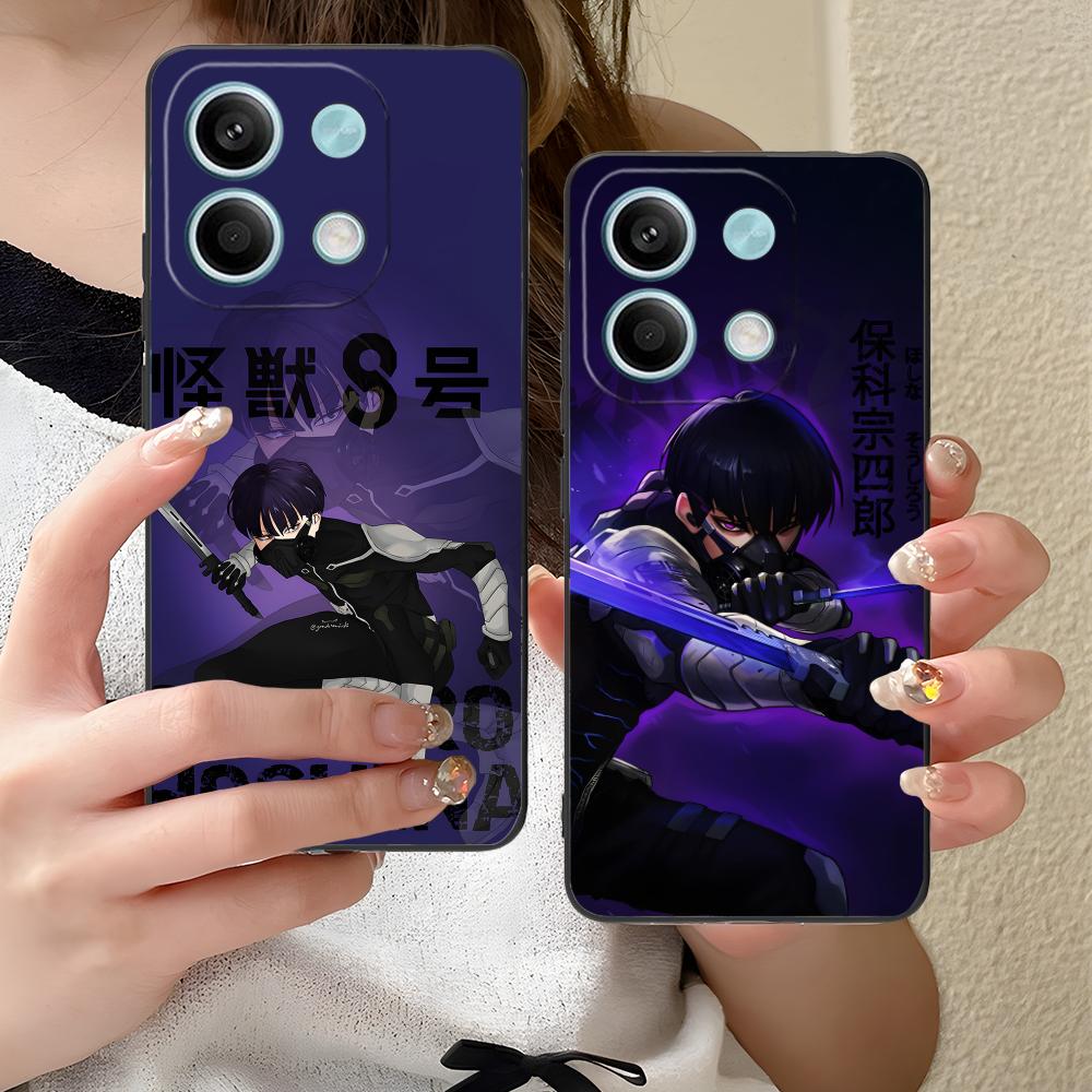 Kaiju No.8 Hoshina Soshiro Phone Case for Xiaomi Redmi Note 14 13 12 11 S Pro Plus 4G 5G Colorful Printing Cover Cover Luxury
