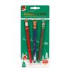 Weihnachten Radierbare Stifte 3er-Pack Gel-Radierstift-Set Glattes Schreiben Geschenk