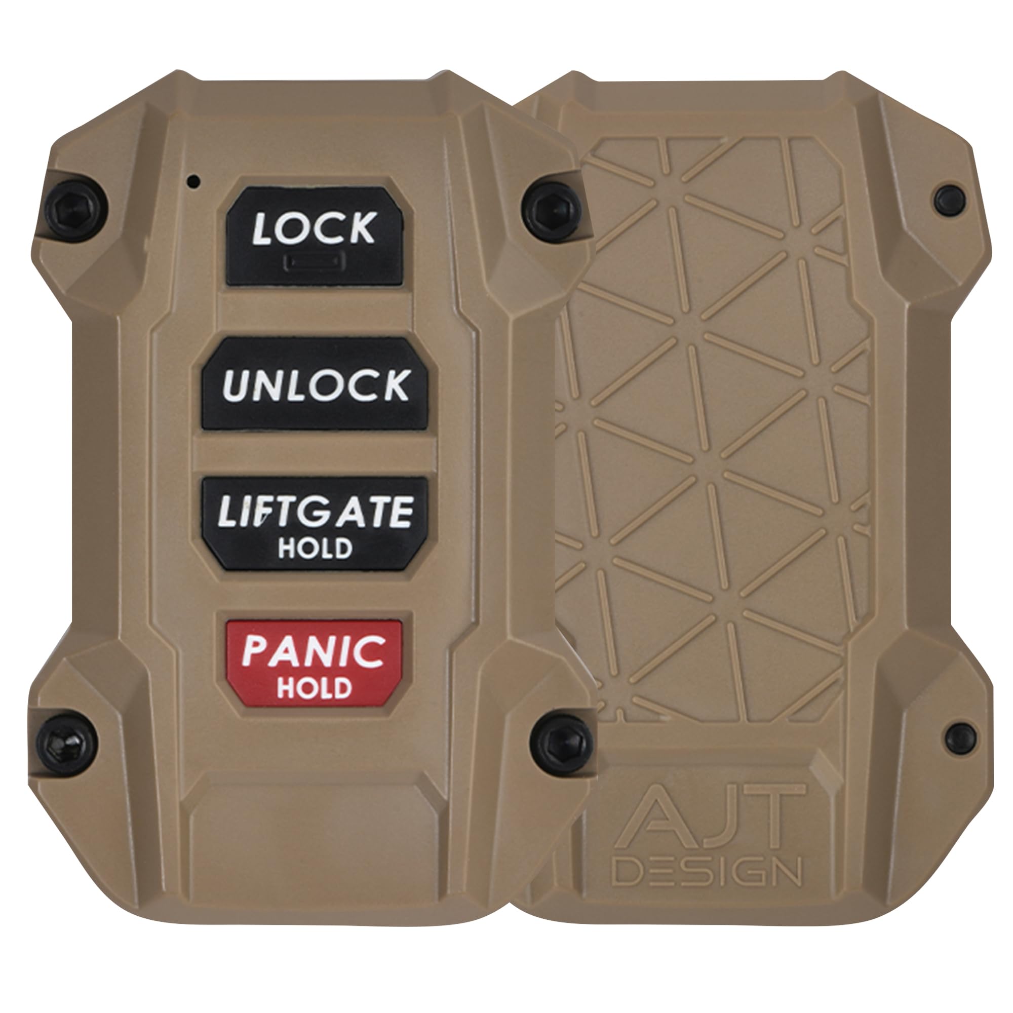 

AJT DESIGN Replacement Key Fob Case for 4Runner 2022+ & Toyota Rav4 2019+ - Made in USA - Quicksand