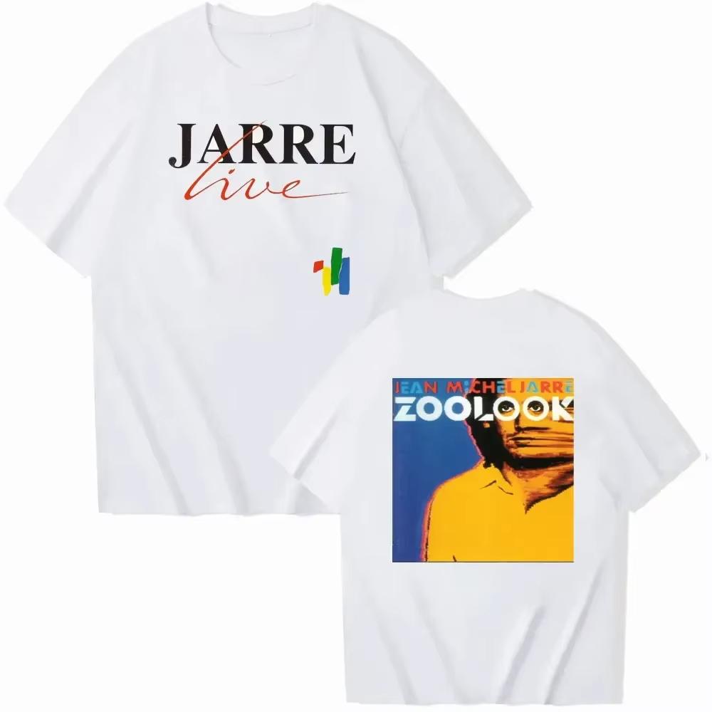 

2025 new LE Jean Michel Jarre Music AlbumEquinoxeZoolookOxygene Souvenir Gift Summer Cotton T Shirt L