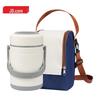 JD Sourcing 3-Layer 2L Insulated Stainless Steel Lunch Box with Carry Bag