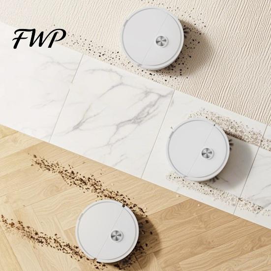 Automatic Floor Cleaner Sweeping Robot One-Button Start Low-Noise Silent Operation Sweeper Slim Body Vacuum Mini Deep Cleaning for Household