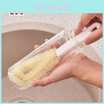 Long Handle Cup Brush For Kitchen Cleaning With Plastic Bristles For Home Use