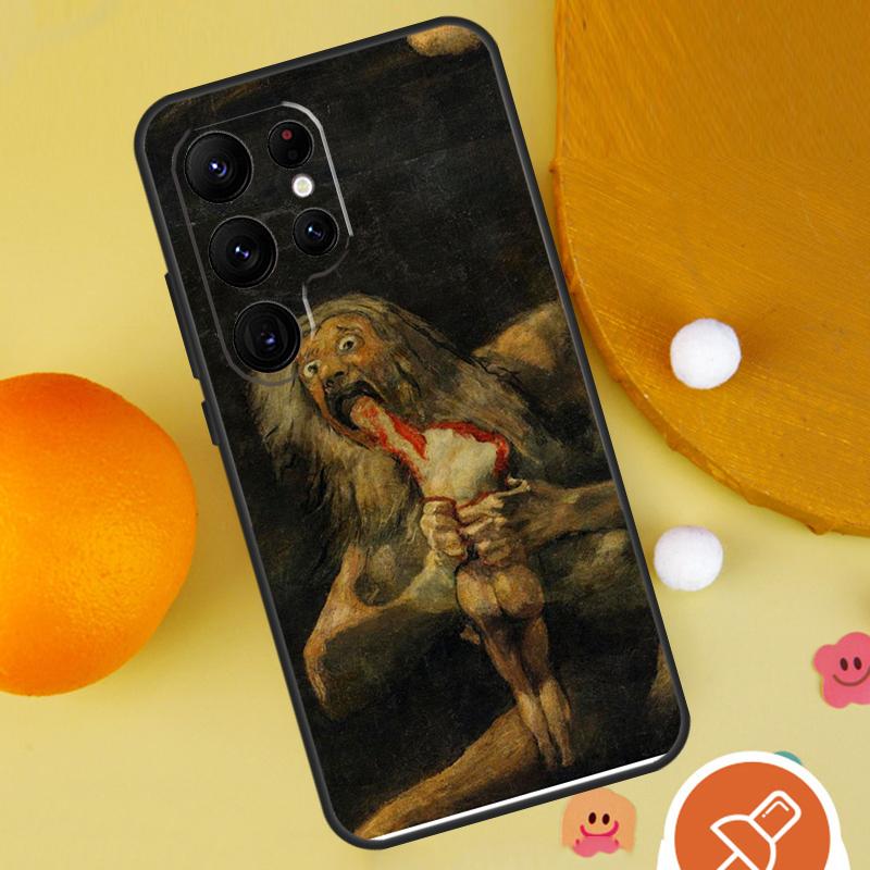 Spain Francisco Goya Art Phone Case For Samsung Galaxy S25 Ultra S23 S22 S21 Ultra S9 S10 S20 Plus S24 FE Funda Cover