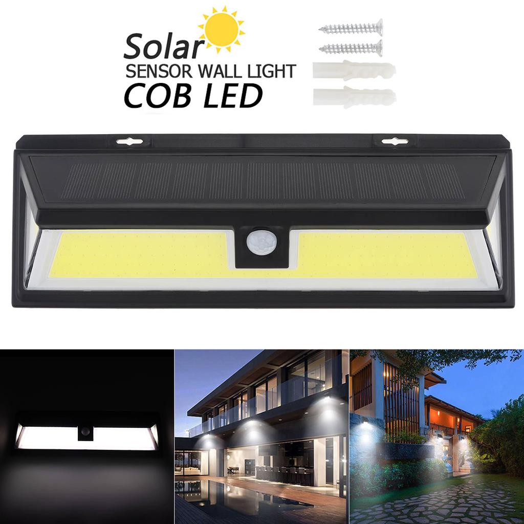 Buy Solar Sensor Wall Light 180 COB 1000LM PIR Motion Sensor Solar Lamp ...