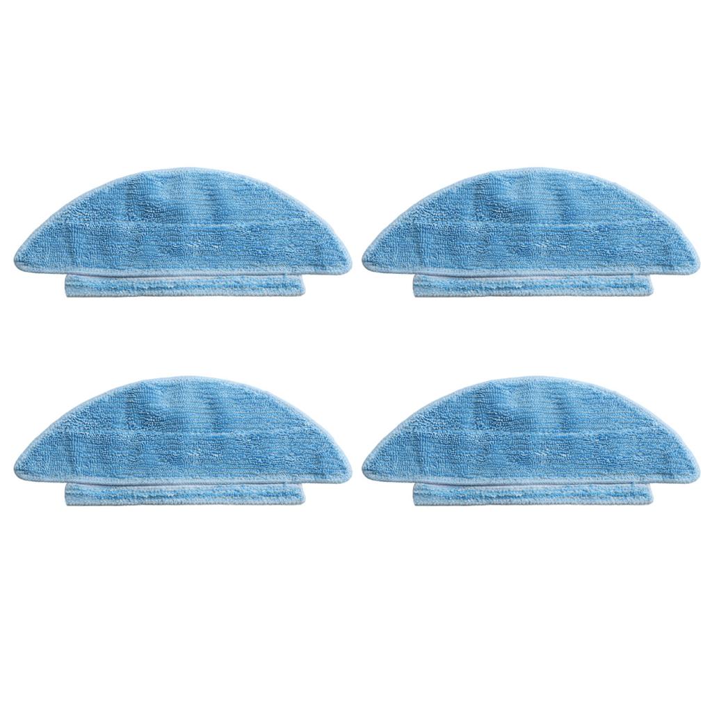 Easily Clean Your Floors with These 4 Pack Mop Cloths Designed for the For Lubluelu For SL60 Plus Robot Vacuum Cleaner