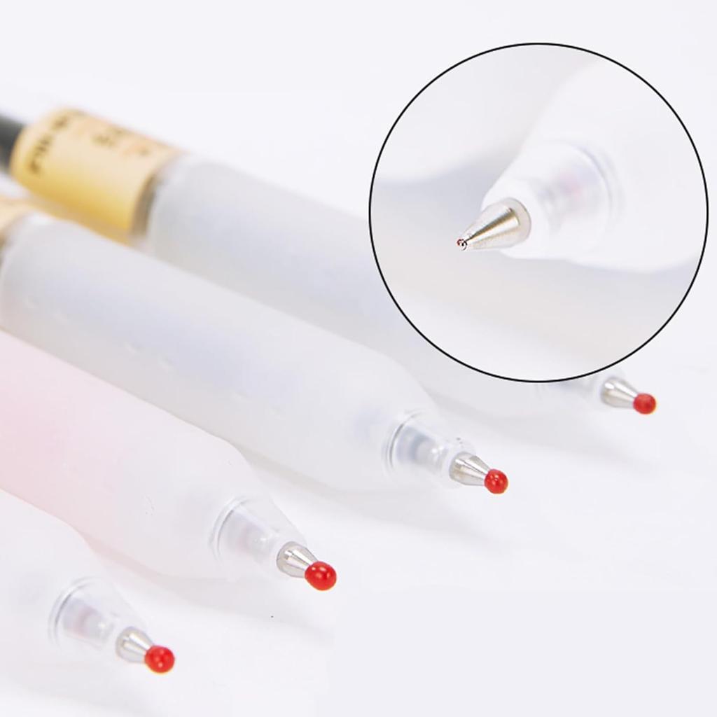 12 Pcs, Gel Pens 0.5mm, Retractable Pens, Black Pens 0.5 Fine Point, Style of Japanese Gel Pen, Retractable Gel Pens for Asian Korean Japan Office