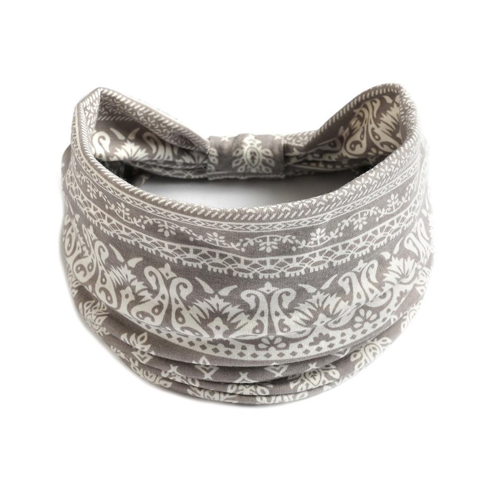 Bohemian Wide Cotton Stretch Headbands Women Headwrap Turban Headwear Bandage Hairbands Bandana Wide Headbands Hair Accessories