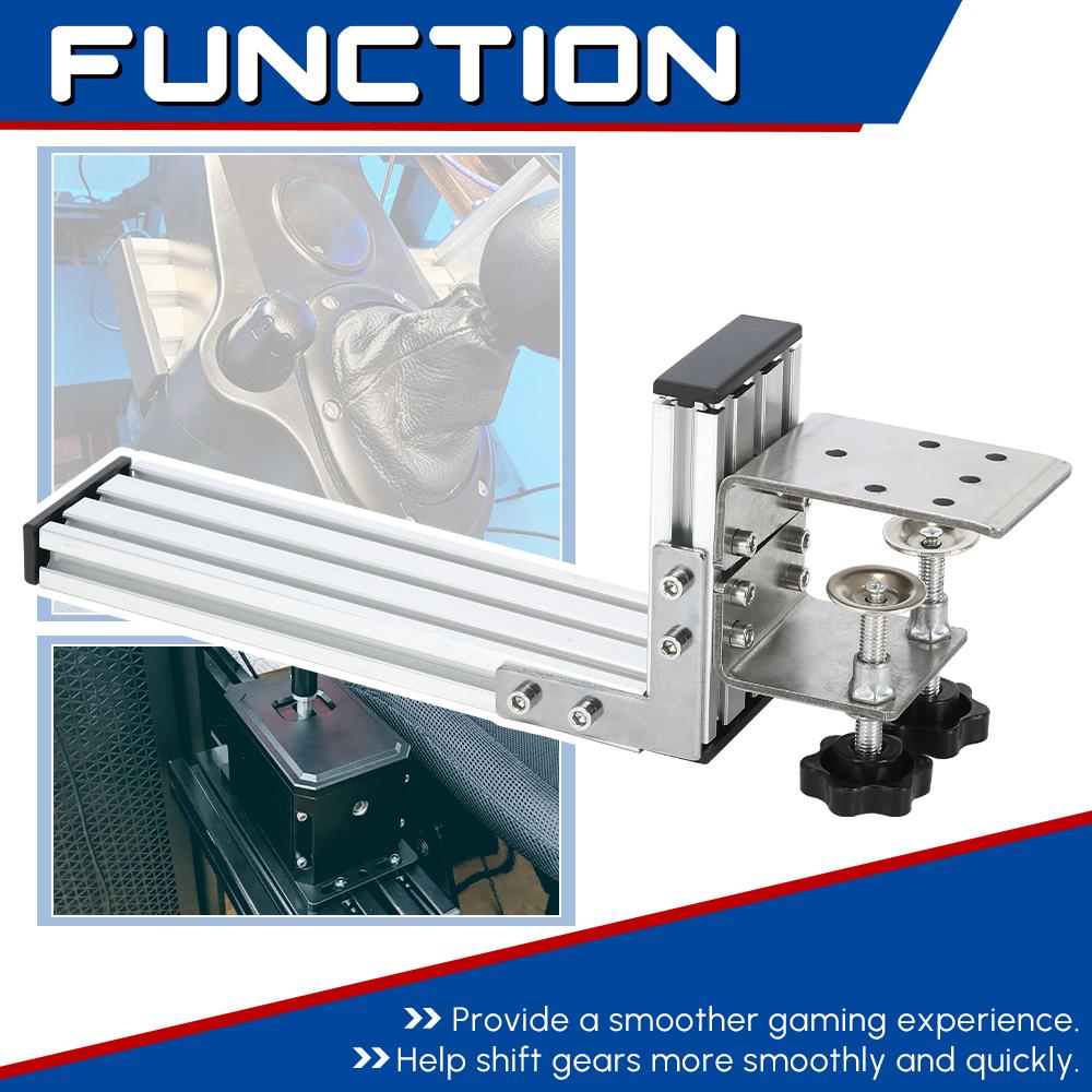 Girspakklips L-formet monteringsbrakett simulering racingspill for Logitech G29/G25/G27/G920 for Thrustmaster T300RS/GT