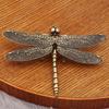 Libel Ornament Delicaat Modelleer Beeldje Vintage Koperen Dier Ornament Rustieke Stijl voor Huisdecoratie