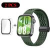 Armband+Hülle Silikonband für Huawei Watch Fit 4 Pro Fit 4 Bequemes Armband für Huawei Watch Fit 3 Atmungsaktives PC-Gehäuse