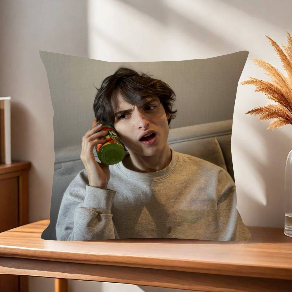 Actor F-Finn COOL Wolfhard pillow cover sofa cushion cover home room decoration children gift 30x30cm