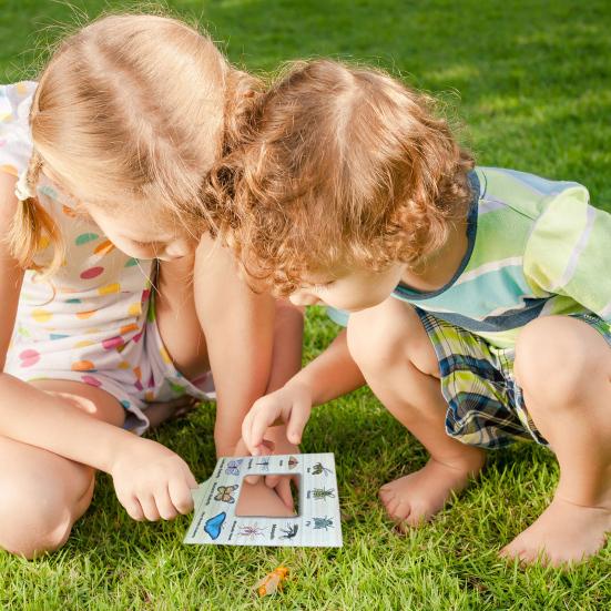 1/4Pcs Nature Guide Finder Wooden Nature Identification Guide Frame Boys Girls Nature Viewfinder Outdoor