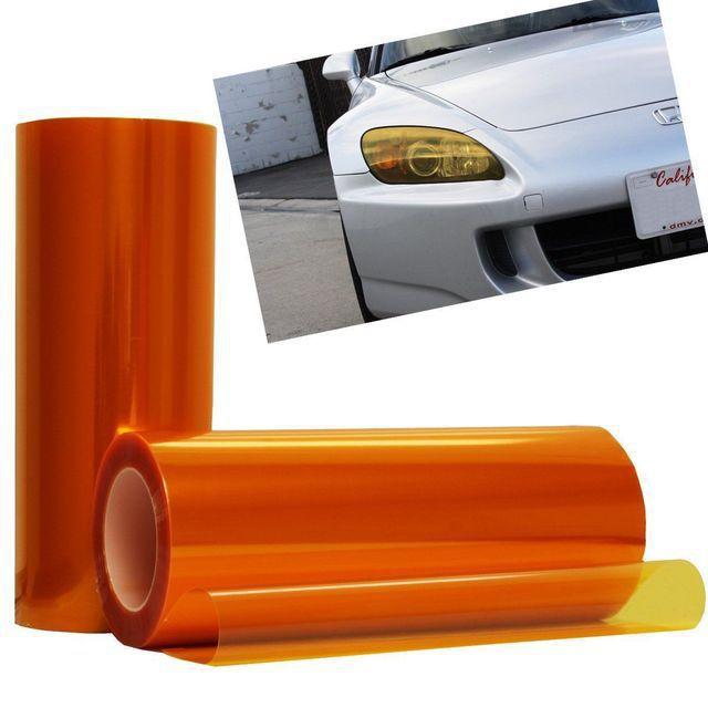 

Car Headlight Tint Film Self Adhesive Vinyl Wrap Auto Light Sticker Waterproof 30x100cm Multiple Colors for Motorcycle Car 30*60cm