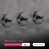 304 Stainless Steel Rotating Suction Cup Hook – Strong, No-Drill, Load-Bearing Hook for Kitchen, Bathroom, and Toilet.