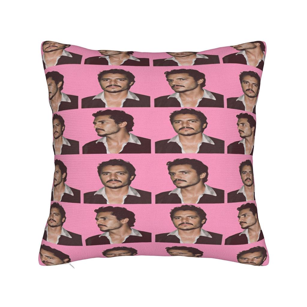 Pedro Pascal Pillowcases  Novelty Pillow Case For Sofa Car Home Decor Square Pillow Cover