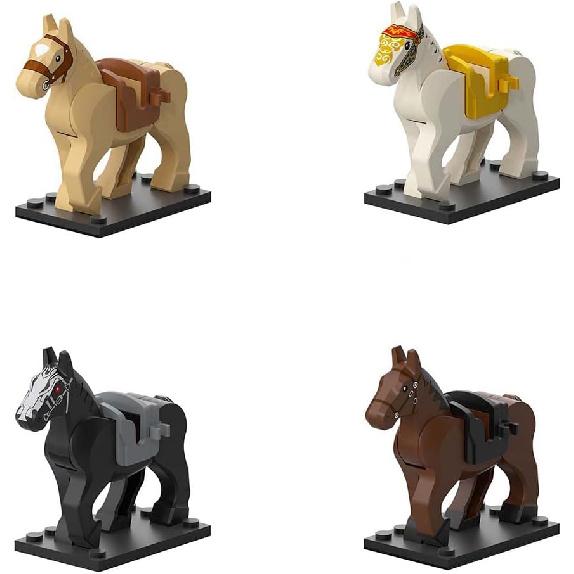 Набор лошадей ALiquid Custom для минифигурок Lego - 10 шт.