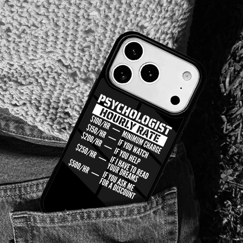 Vintage Awesome Psychologist Profession Psychology Phone Case Cover for IPhone 11 12 13 14 15 16e 17 Pro Max for IPhone 17 Air