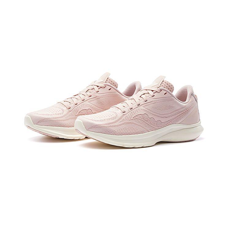 SAUCONY Kinvara Lightweight Cushioning Slip-Resistant Durable Low-Top Running Shoes Women Sneaker Soft-Pink S18197-4
