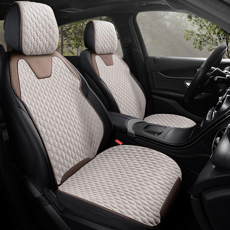 Haoyue L Luxury Breathable Linen Seat Cushion for 26 Models - Autumn/Winter 5-Seater Cover Haoyue L