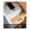 Yamazaki Jitsugyo Tape Magnetic Cable Holder Set of 5 Black W2 x D1.4 x H2cm (per piece) Smart Cable Clip Cord Clip 10194