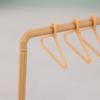 1/12 Dollhouse Clothes Rack Garment Organizer Hangers Set Dollhouse Mini Furniture Decoration Dolls House Accessories
